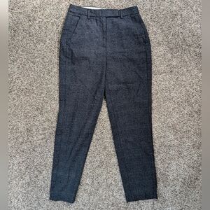 EUC Marks & Spencer Women's Twill Dress Pants, Navy Dark Grey, US 6 Short